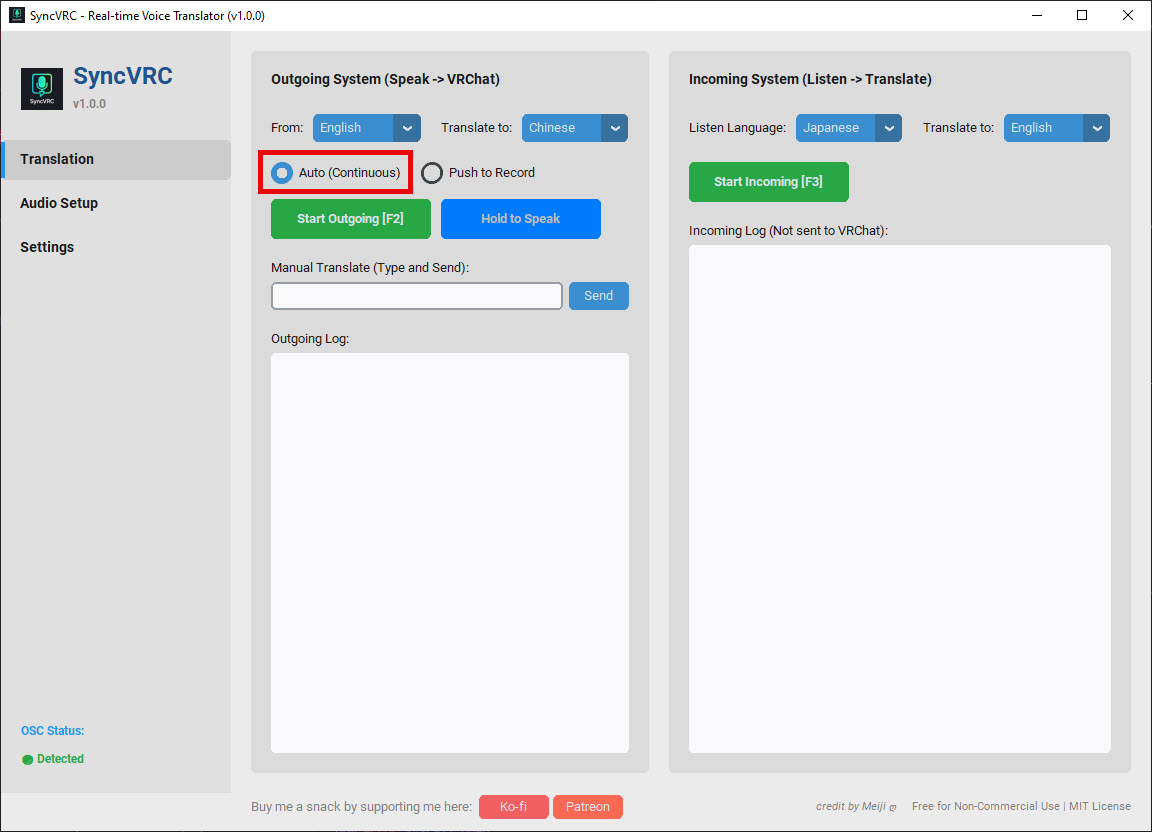 Sending Messages (Outgoing) | SyncVRC